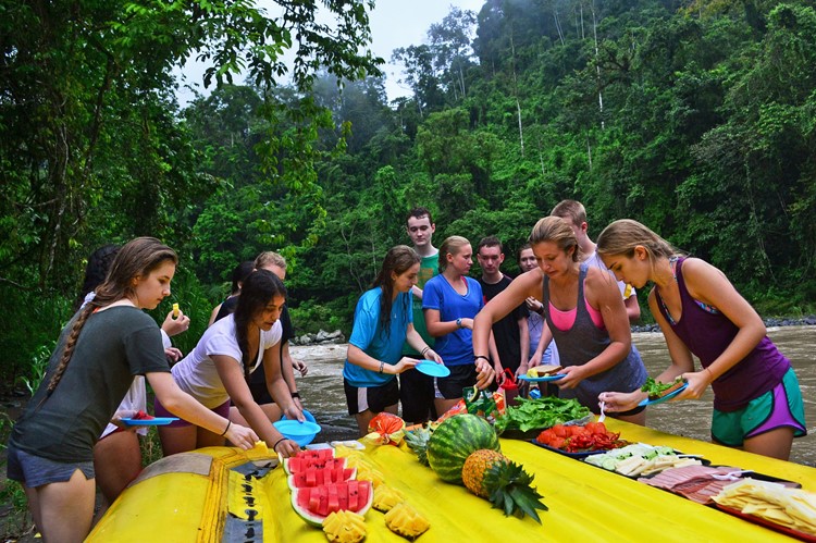 Pacuare rafting in Costa Rica
